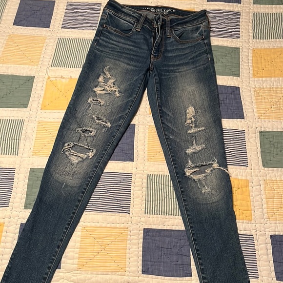 American Eagle sz 4 Jeggings - Picture 1 of 3